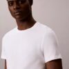Cotton Classics Confezione da 3 T-shirt a girocollo dal taglio classico
