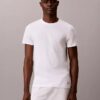 Cotton Classics Confezione da 3 T-shirt a girocollo dal taglio classico