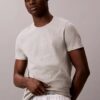 Cotton Classics Confezione da 3 T-shirt a girocollo dal taglio classico