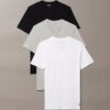 Cotton Classics Confezione da 3 T-shirt con scollo a V e vestibilità classica Cotton Classics Confezione da 3 T-shirt con scollo a V e vestibilità classica