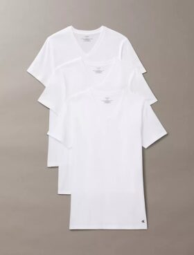 Cotton Classics Confezione da 3 T-shirt con scollo a V e vestibilità classica