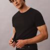 Cotton Classics Confezione da 5 T-shirt girocollo dal taglio classico