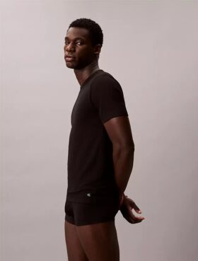Cotton Stretch Blend Confezione da 3 T-shirt slim fit con girocollo
