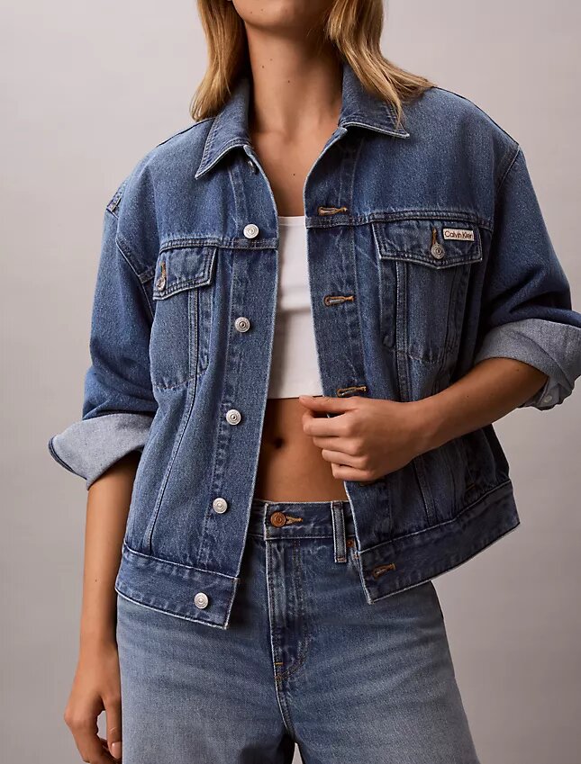 Denim Jacket dal taglio morbido Denim Jacket dal taglio morbido