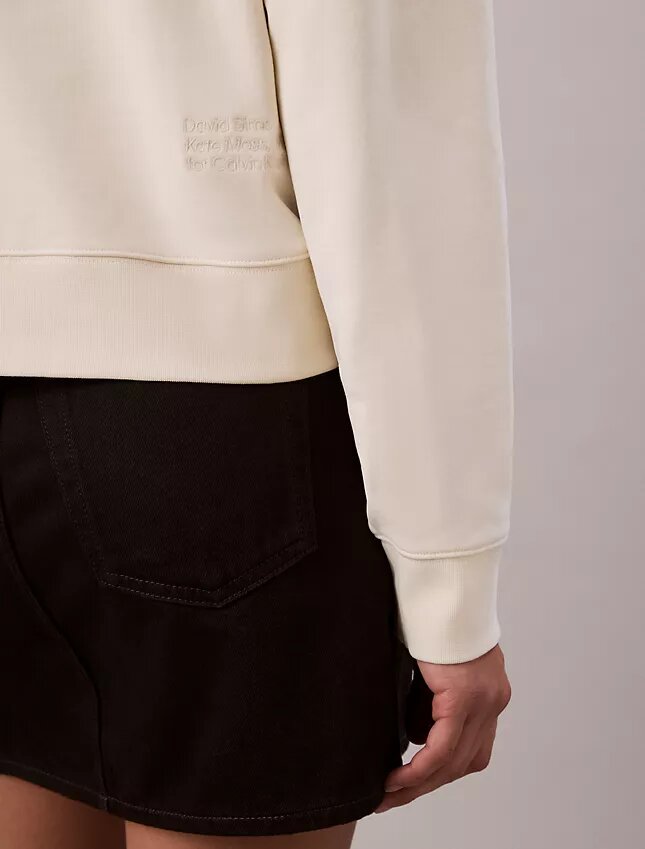 Felpa comoda con stampa Terry di Kate Moss Felpa comoda con stampa Terry di Kate Moss