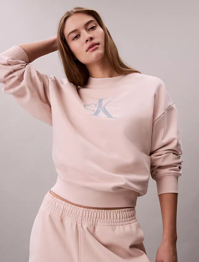Felpa comoda in French Terry Monologo Felpa comoda in French Terry Monologo