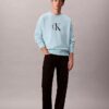 Felpa comoda in spugna premium con logo Monogram Felpa comoda in spugna premium con logo Monogram