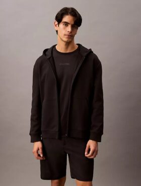 Felpa con cappuccio e zip CK Sport