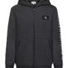 Felpa con cappuccio e zip con toppa Monologo da bambino