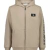Felpa con cappuccio e zip con toppa Monologo da bambino