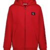 Felpa con cappuccio e zip con toppa Monologo da bambino
