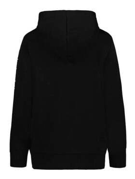 Felpa con cappuccio e zip con toppa Monologo da bambino