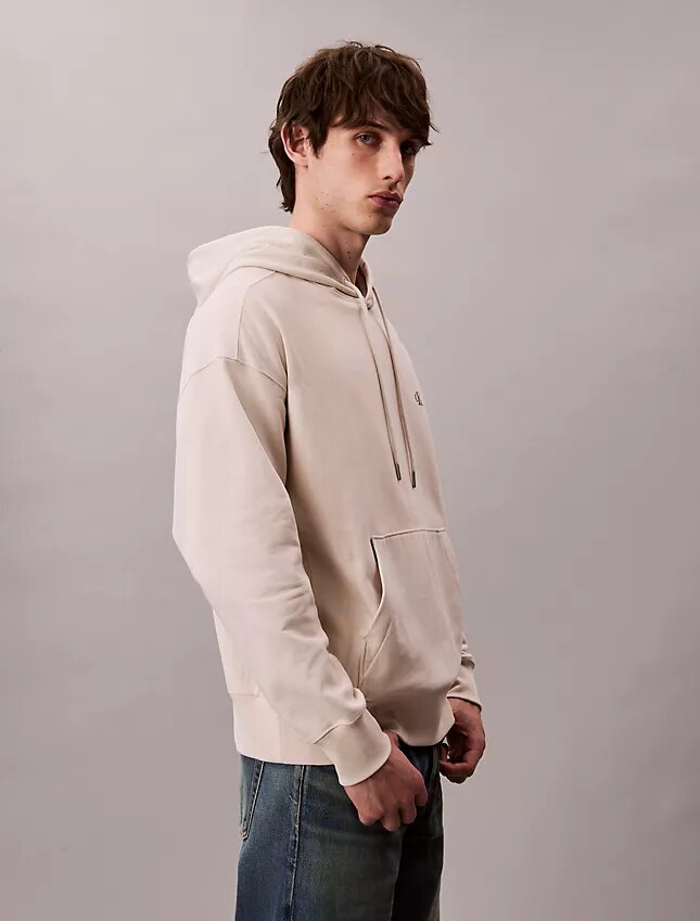 Felpa con cappuccio in felpa Monogram premium Felpa con cappuccio in felpa Monogram premium