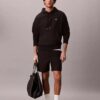 Felpa con cappuccio in felpa Monogram premium Felpa con cappuccio in felpa Monogram premium
