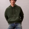 Felpa con cappuccio in felpa Monogram premium Felpa con cappuccio in felpa Monogram premium