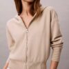 Felpa con cappuccio in maglia morbida