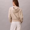 Felpa con cappuccio in maglia morbida