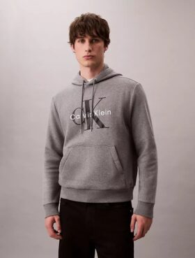Felpa con cappuccio in pile Monologo