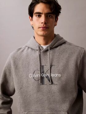 Felpa con cappuccio in pile Monologo