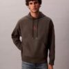 Felpa con cappuccio in pile Monologo Premium Felpa con cappuccio in pile Monologo Premium