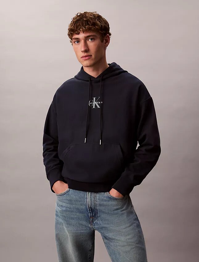 Felpa con cappuccio in pile Monologo Premium Felpa con cappuccio in pile Monologo Premium