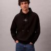 Felpa con cappuccio in pile Monologo Premium Felpa con cappuccio in pile Monologo Premium