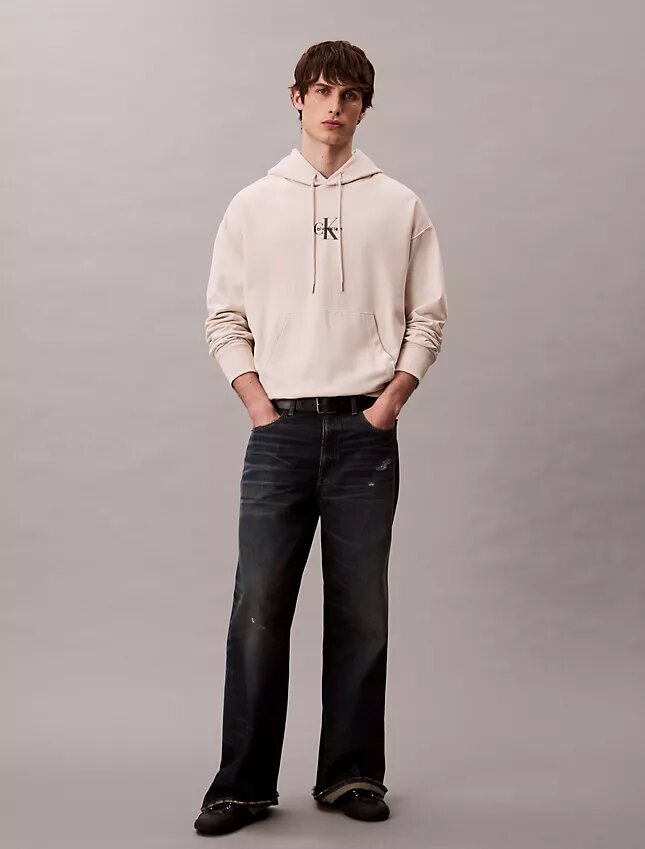 Felpa con cappuccio in pile Monologo Premium Felpa con cappuccio in pile Monologo Premium