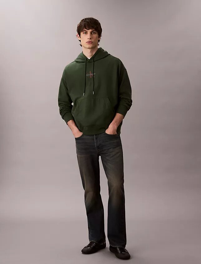 Felpa con cappuccio in pile Monologo Premium Felpa con cappuccio in pile Monologo Premium