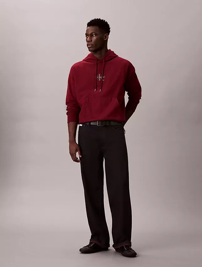 Felpa con cappuccio in pile Monologo Premium Felpa con cappuccio in pile Monologo Premium