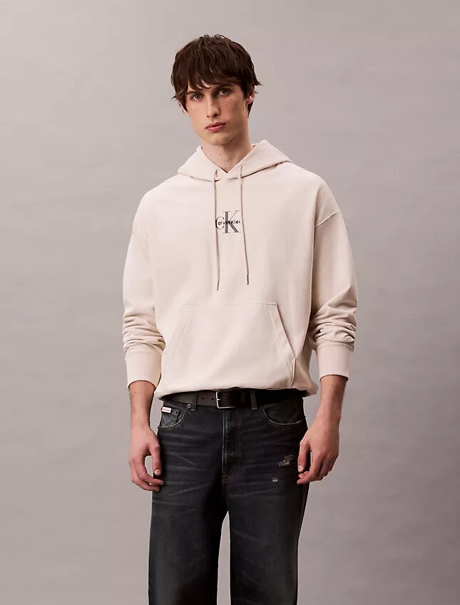 Felpa con cappuccio in pile Monologo Premium Felpa con cappuccio in pile Monologo Premium