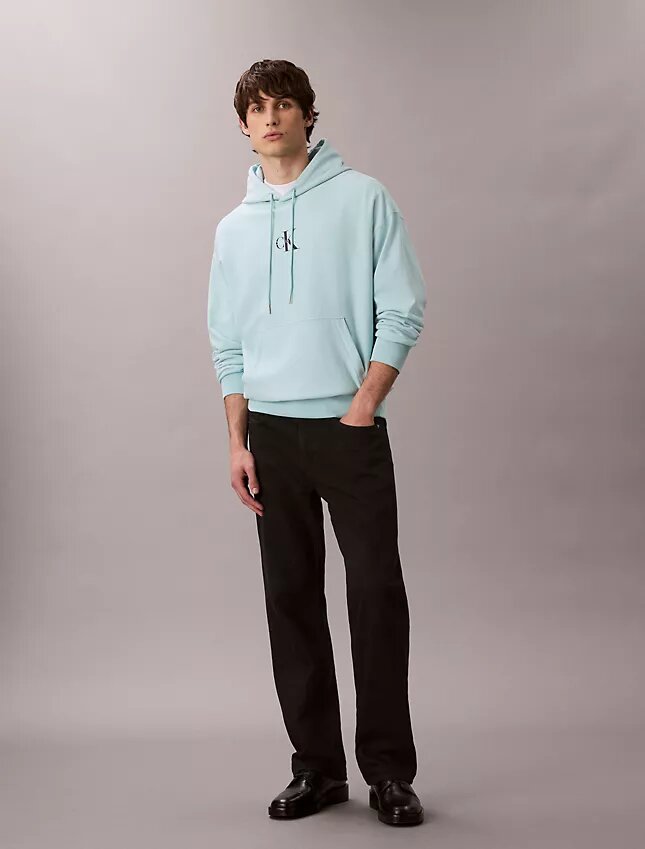 Felpa con cappuccio in pile Monologo Premium Felpa con cappuccio in pile Monologo Premium