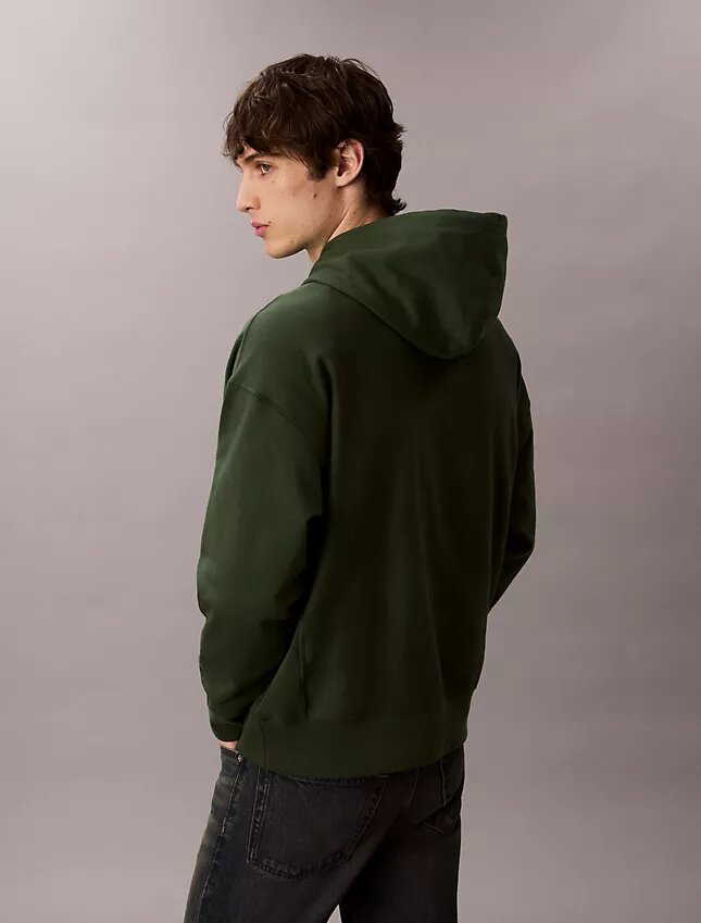 Felpa con cappuccio in pile Monologo Premium Felpa con cappuccio in pile Monologo Premium