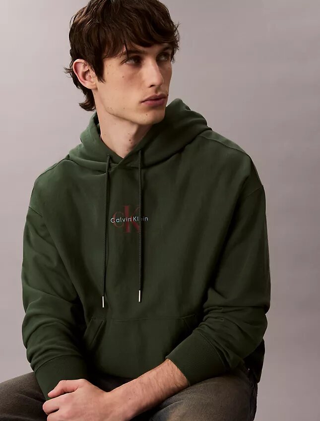 Felpa con cappuccio in pile Monologo Premium Felpa con cappuccio in pile Monologo Premium