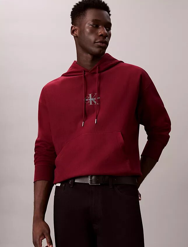 Felpa con cappuccio in pile Monologo Premium Felpa con cappuccio in pile Monologo Premium