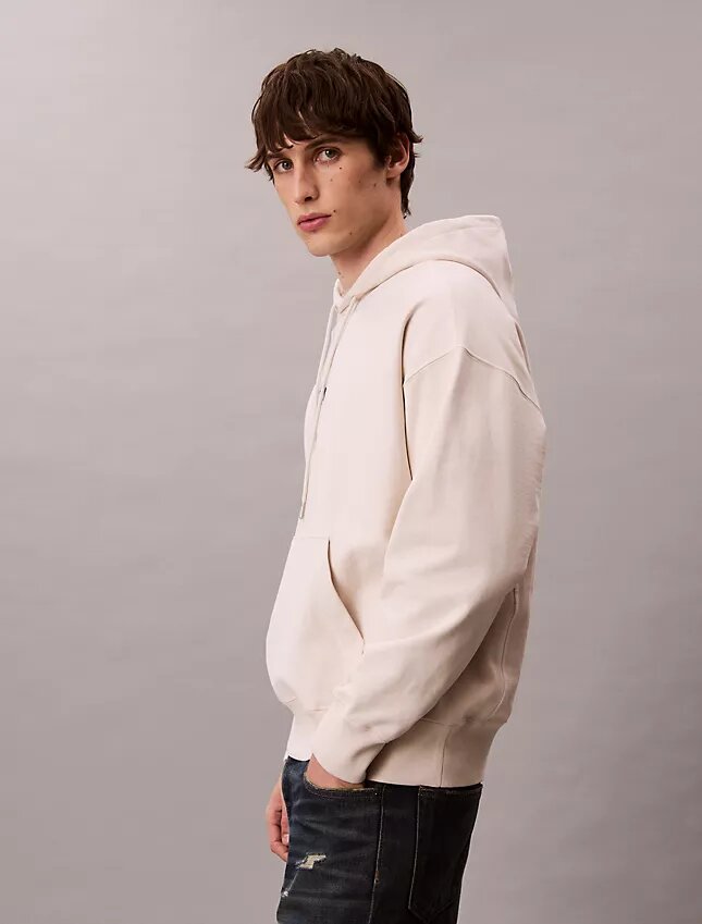 Felpa con cappuccio in pile Monologo Premium Felpa con cappuccio in pile Monologo Premium
