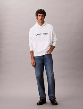 Felpa con cappuccio in spugna con logo standard