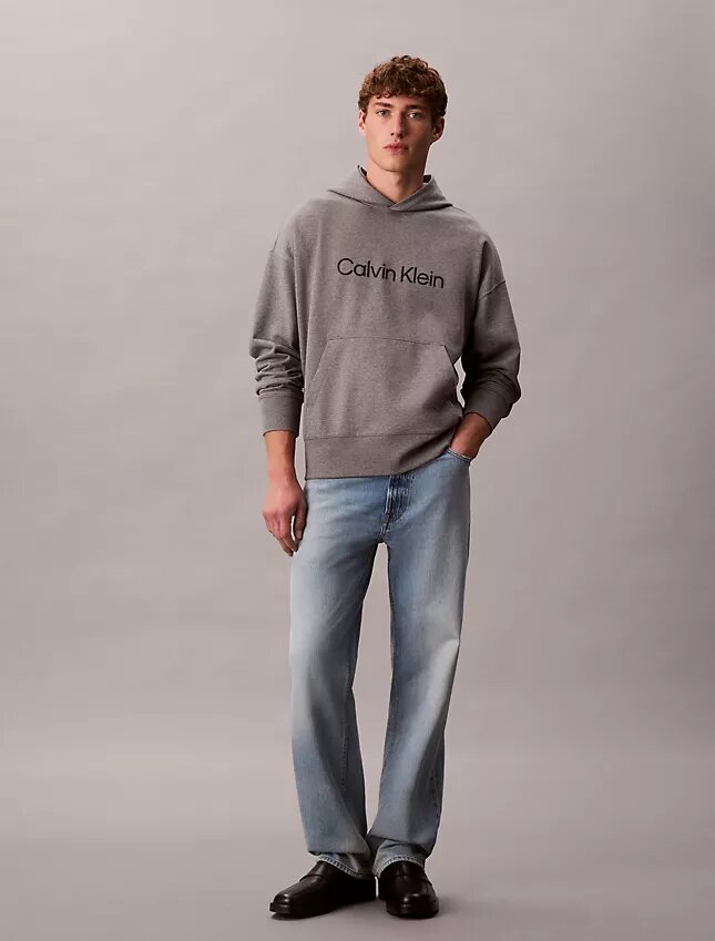 Felpa con cappuccio in spugna con logo standard Felpa con cappuccio in spugna con logo standard