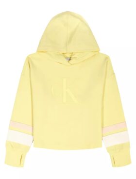Felpa con cappuccio Monogram da bambina