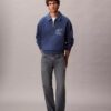 Felpa con logo Monogram e zip a un quarto Felpa con logo Monogram e zip a un quarto