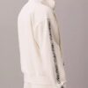 Felpa con zip integrale e nastro con logo