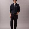 Felpa Monologo Premium in spugna con zip a un quarto Felpa Monologo Premium in spugna con zip a un quarto