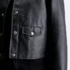 Giacca a camicia in ecopelle Giacca a camicia in ecopelle