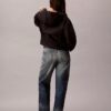 Giacca a vento con logo jacquard