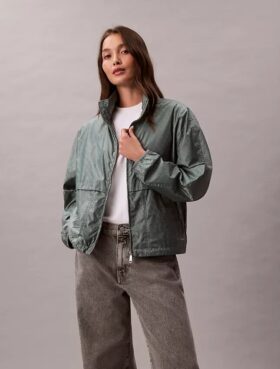 Giacca a vento con motivo Monogram all-over