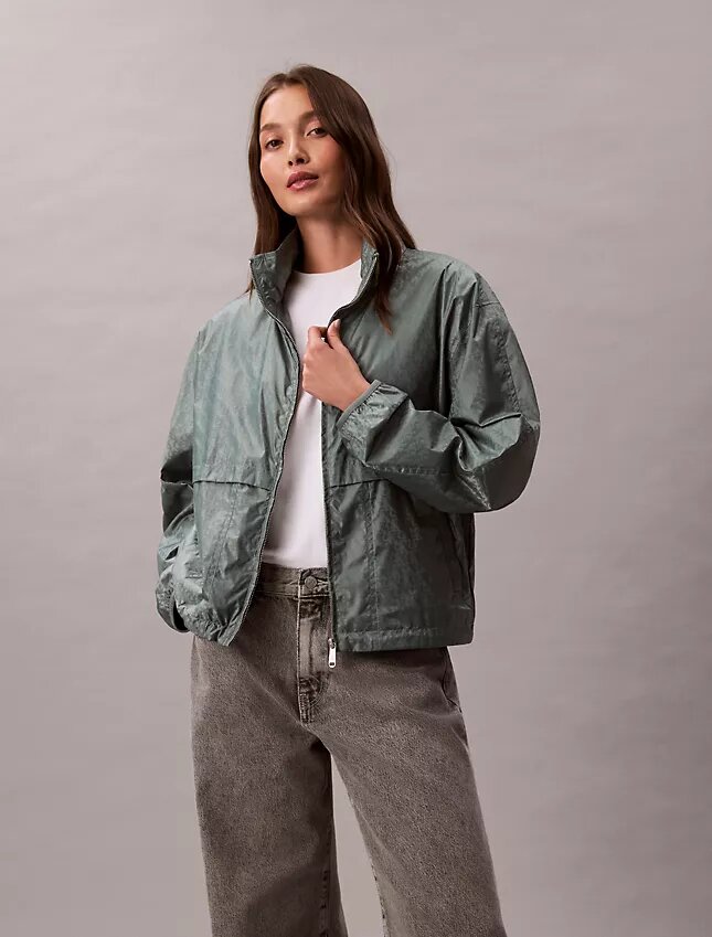Giacca a vento con motivo Monogram all-over Giacca a vento con motivo Monogram all-over