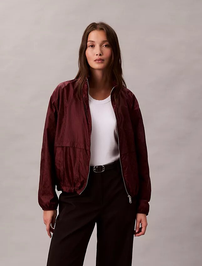 Giacca a vento con motivo Monogram all-over Giacca a vento con motivo Monogram all-over