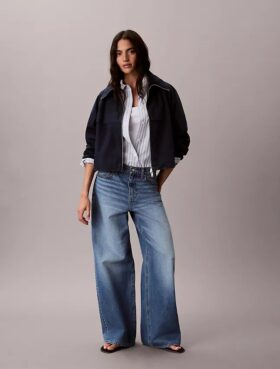 Giacca a vento in Denim
