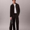 Giacca blouson in seersucker Giacca blouson in seersucker