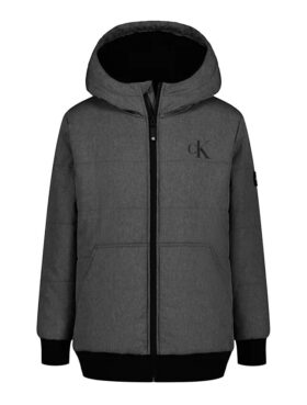 Giacca bomber da bambino foderata in sherpa