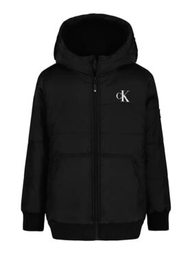 Giacca bomber da bambino foderata in sherpa